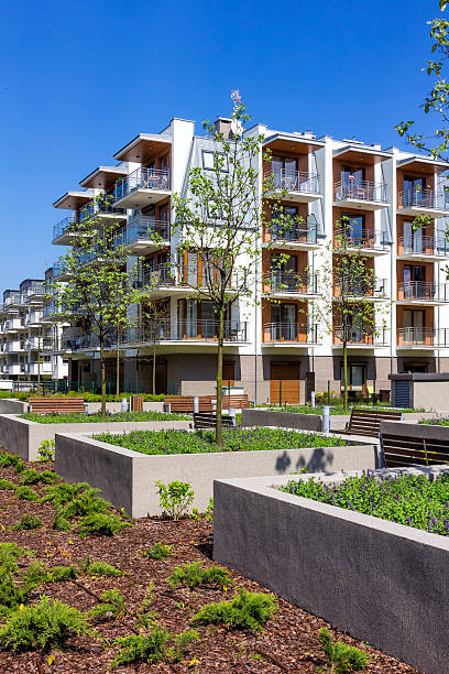 istock Modern complex of apartment buildings 537253494
