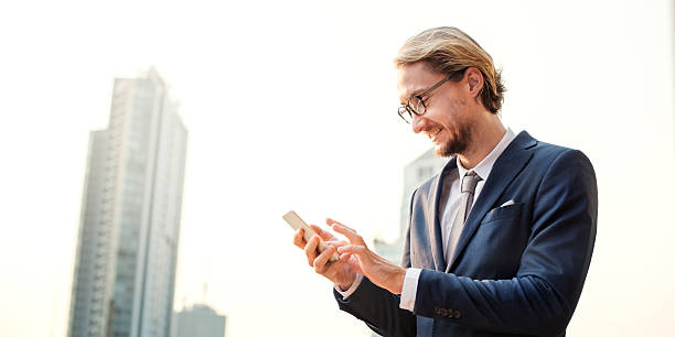 istock Businessman Working Connecting Smart Phone Concept 537261412