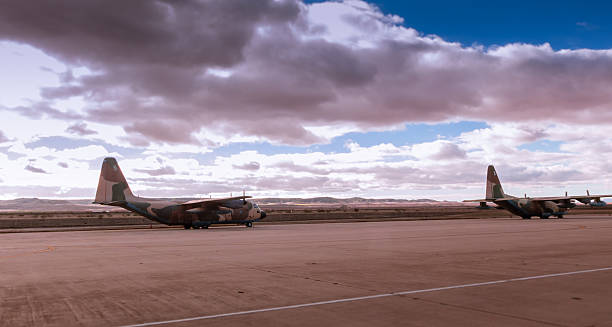 istock Couple Hercules aircrafts 537267750