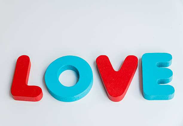 istock Wooden word LOVE on White background 537269969