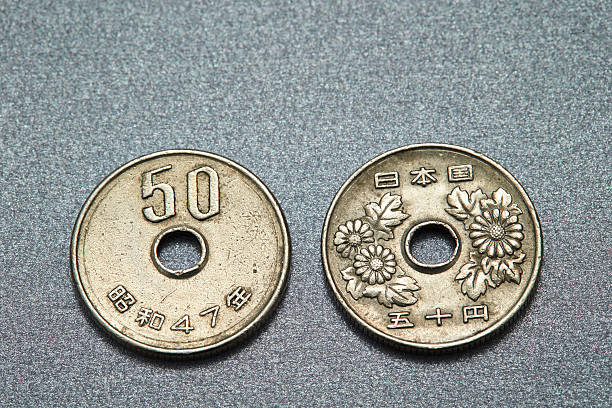 istock Japanese yen coins 537270264