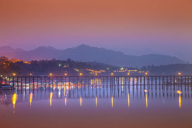 istock Wooden bridge is the second longest in the world 537270391