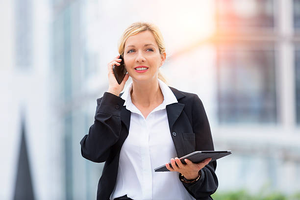 istock Businessman talking on mobile phone 537275010