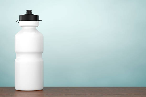 istock Old Style Photo. White Sport Plastic Water Bottle. 3d rendering 537275360
