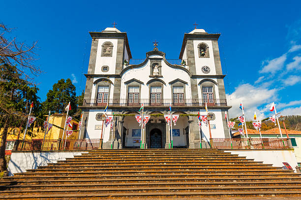 The Church of Nossa Senhora do Monte (Our Lady of Monte) located on Monte, Funchal, Madeira (Portugal)