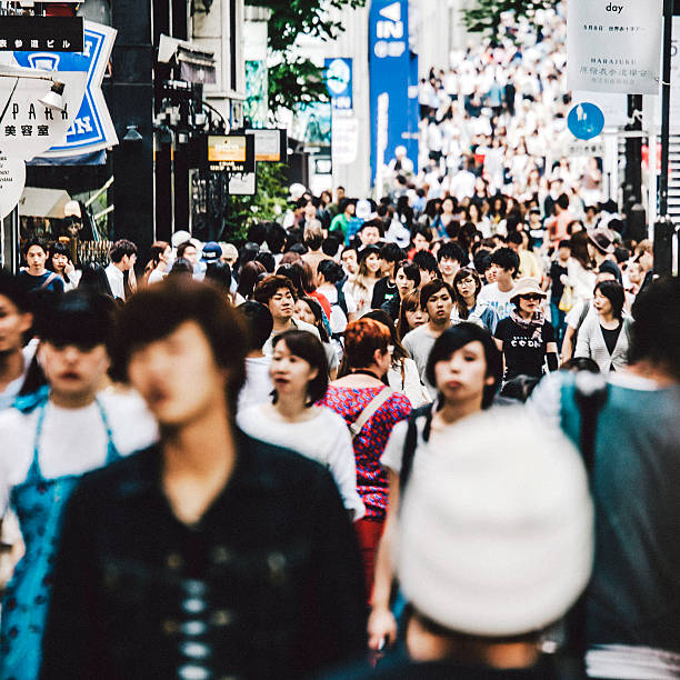 istock Crowded streets in Harajuku shopping district. 537277076