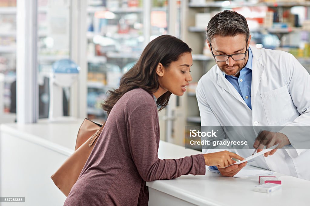 Pharmacist are the least expensive and most accessible health resource - Royalty-free Apotheker Stockfoto