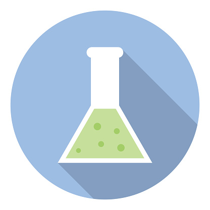 Science Lask Science Laboratory Flask Stock Illustration - Download Image Now ...