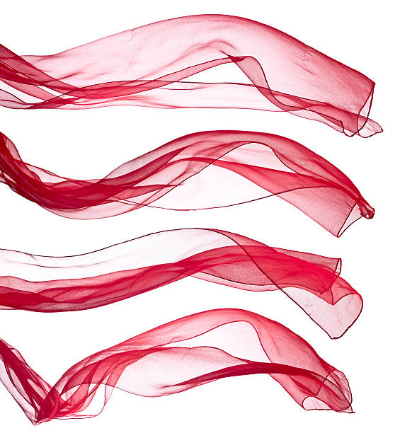istock pink scarf isolated on  white 537286713