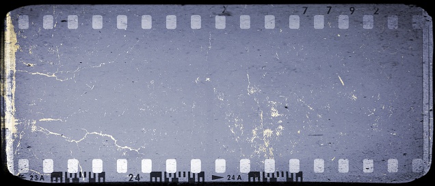 Azul tira de película Vintage marco de fondo photo