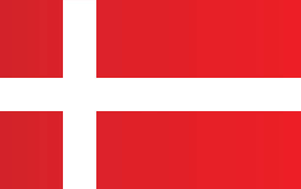 Flag of Denmark Flag of Denmark denmark stock illustrations
