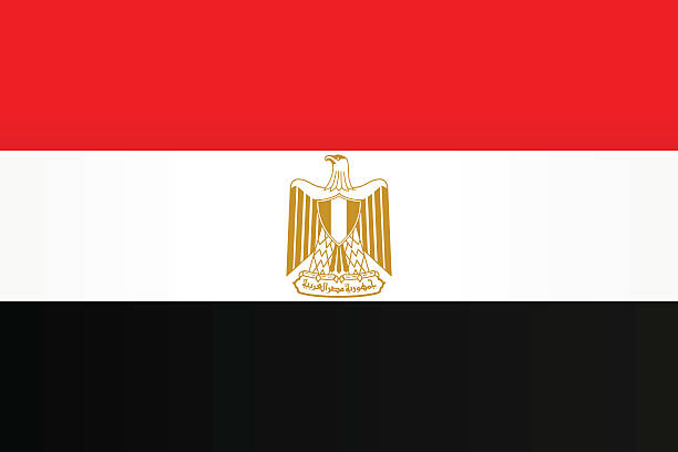 ilustrações, clipart, desenhos animados e ícones de bandeira do egito - egypt