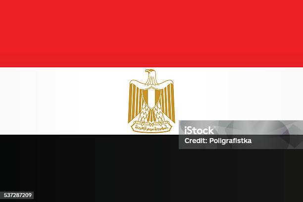 Flag Of Egypt Stock Illustration - Download Image Now - Egyptian Flag, Egypt, Flag