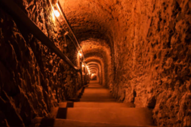 blurry of tunnel