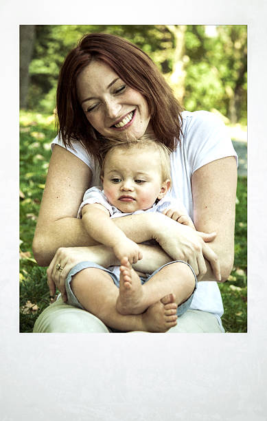 istock Happy young mother and her baby 537289309