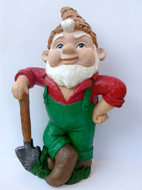 istock Garden Gnome with shovel 537289996