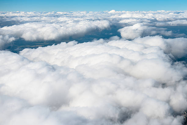 istock Aerial view of clouds from the sky 537290671