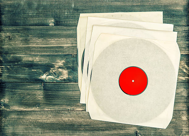 istock vintage vinyl records on rustic wooden background 537292427