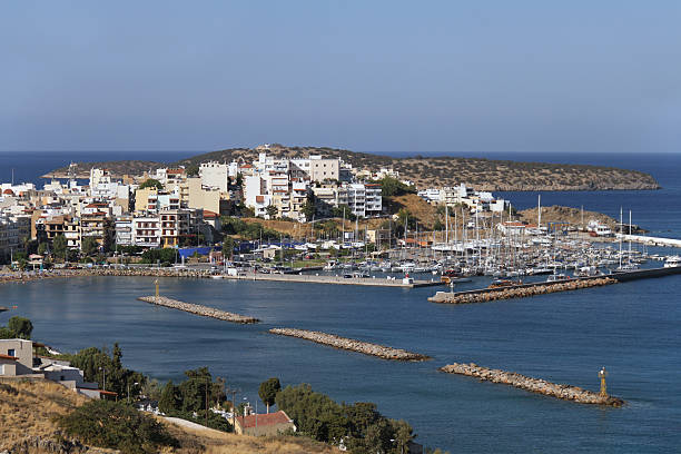 istock Agios Nikolaos Harbour, Crete, Greece 537292608