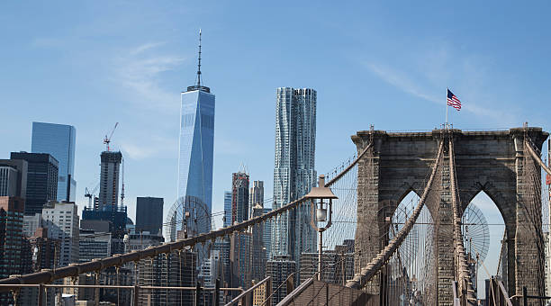 istock brooklyn bridge during a sunny day in new york 537297162