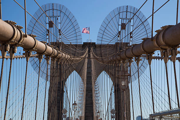 istock brooklyn bridge during a sunny day in new york 537297196