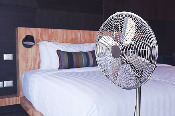 istock metal fan in bedroom 537301040