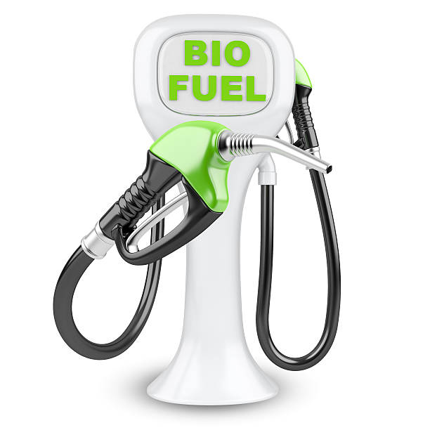istock Bio fuel concept with petrol pump machine. 537301461