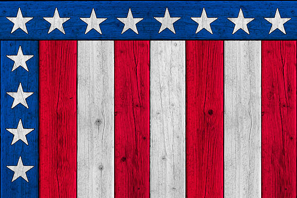 istock Old Glory Background Patriotic Corner Stars and Stripes 537306374