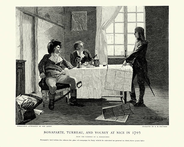 istock Bonaparte, Turreau and Volney at Nice 1793 537309500