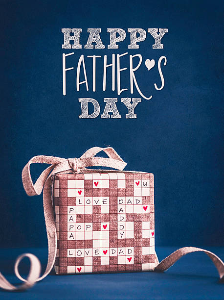istock Father's Day gift with crossword puzzle message 537310790