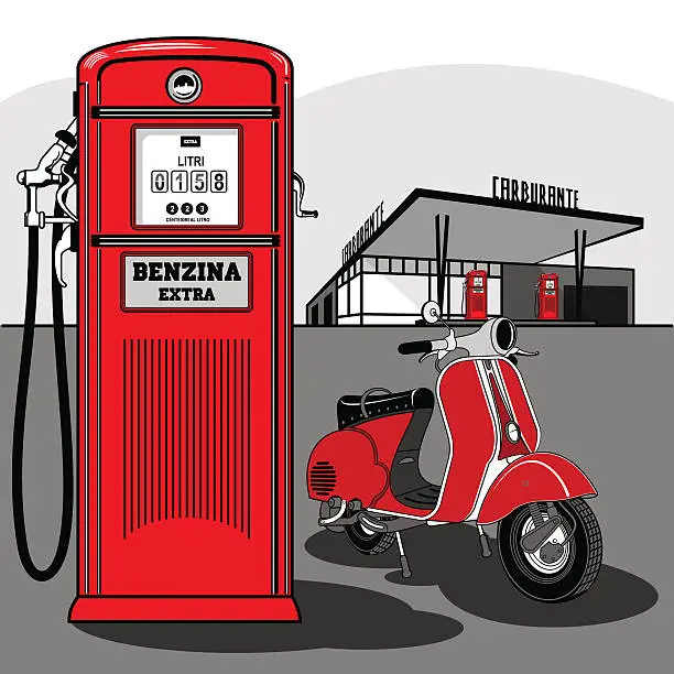 Vector illustration of Fuel Pump_1