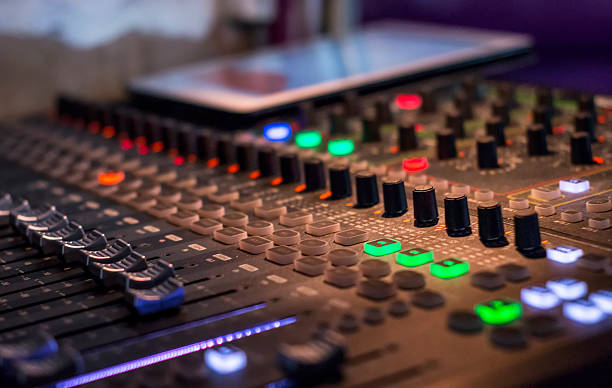 istock Sound digital mixer view at a concert 537319418