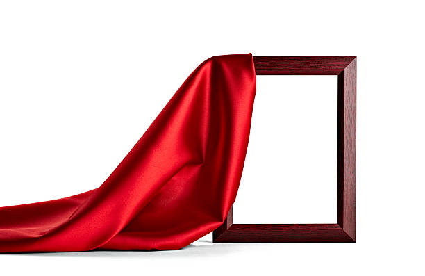 istock wooden frame and silk cover 537319774
