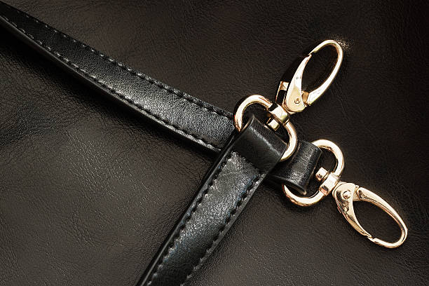 istock Background bag from genuine leather and fittings 537321616
