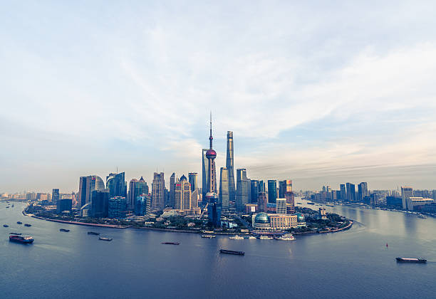 istock Skyline night view on Pudong New Area, Shanghai 537326406