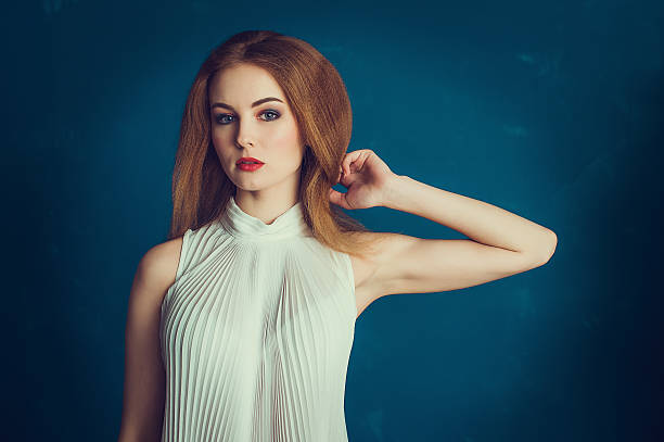 istock Close-up portrait beautiful girl. 537327644