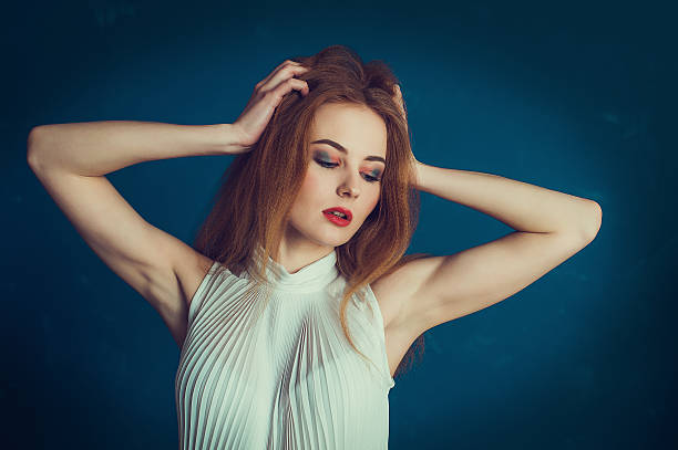 istock Close-up portrait beautiful girl. 537327740