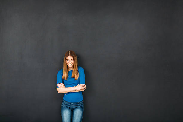 istock Woman In Front of Blackboard 537330008