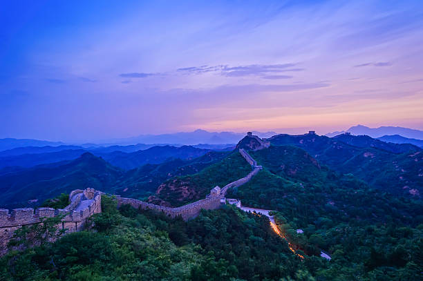 istock Great Wall of China at sunset 537330546