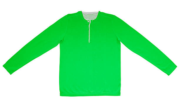 istock Warm shirt with long sleeves - green 537333940