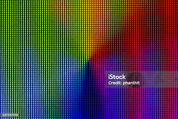 Display Led Graphics Pattern Abstract Led Screen Led Lighting Bulb Pattern Rgb Led Diode Stock Photo ...