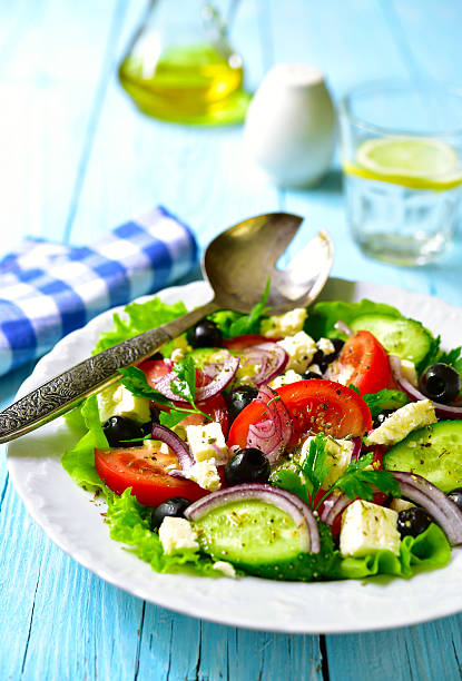 istock Traditional greek salad 537341498