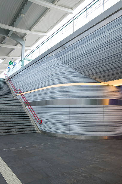 istock Escalator and stairs Zwolle train station in The Netherlands 537344146