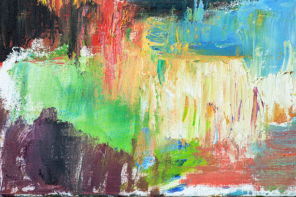 istock Abstract painted red and green art backgrounds. 537346277