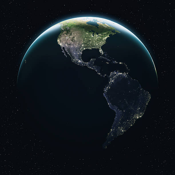istock Cinematic Earth View From Space At Daytime 537346764