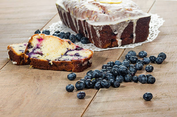 istock Blueberry coffee cake loaf with blueberries 537346985