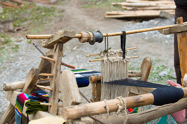 istock Local distaff machine in a Muktinath village 537348773