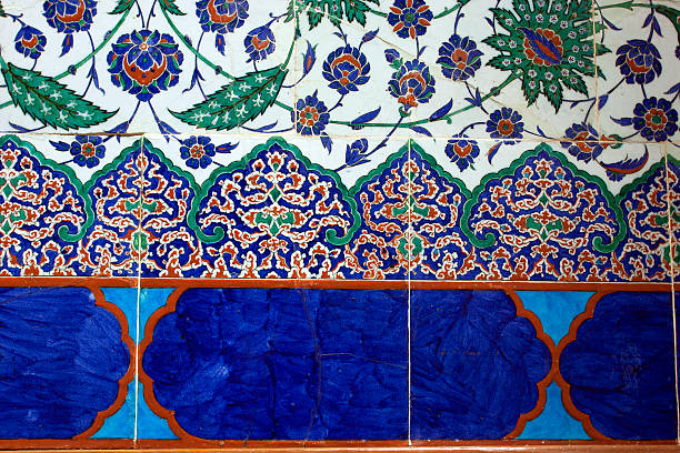 istock Ancient Handmade Turkish Tiles ,Istanbul, Turkey 537349905