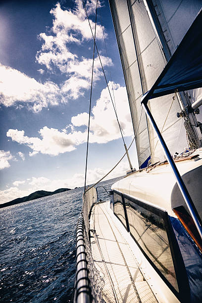 istock Side of a Sailboat 537350633