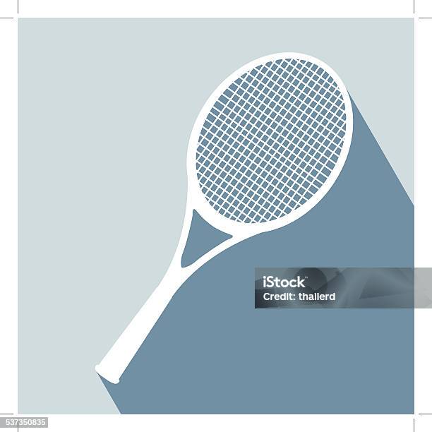 Racket Icon Stock Illustration - Download Image Now - Tennis Racket, 2015, Activity